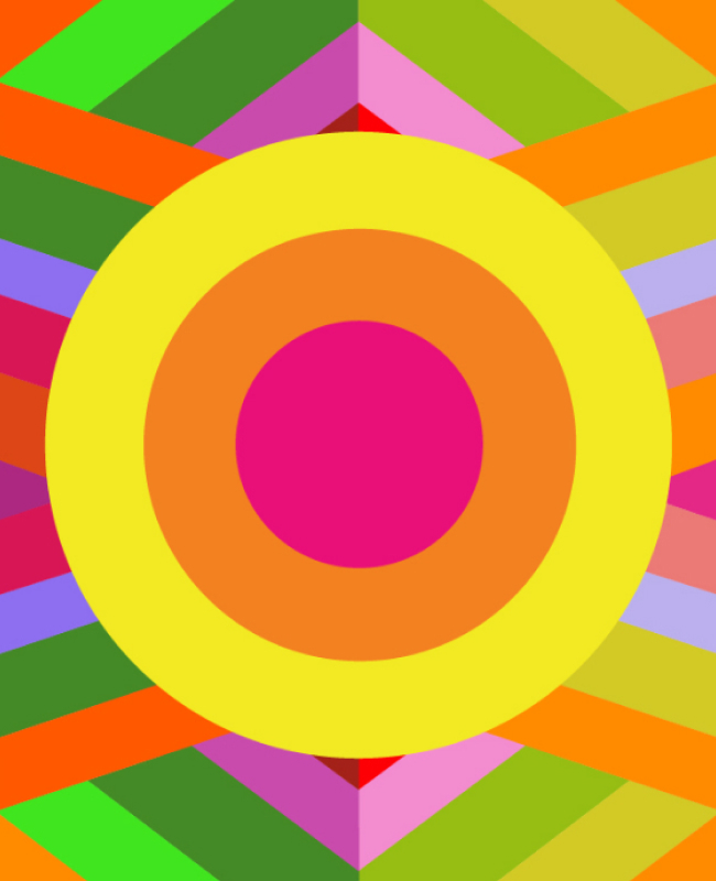 CHASING SUNBEAMS art experience by Morag Myerscough